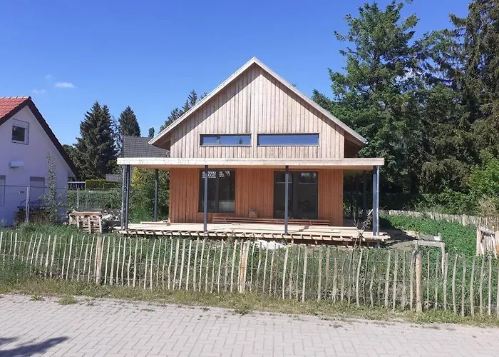 Nyaraló Gemuetliches Holzhaus Am